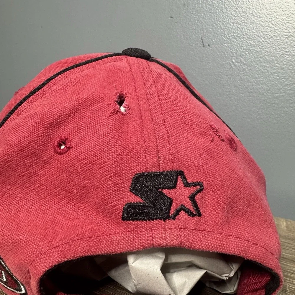 STARTER‎ Indiana Hoosiers University Striped Snapback Hat